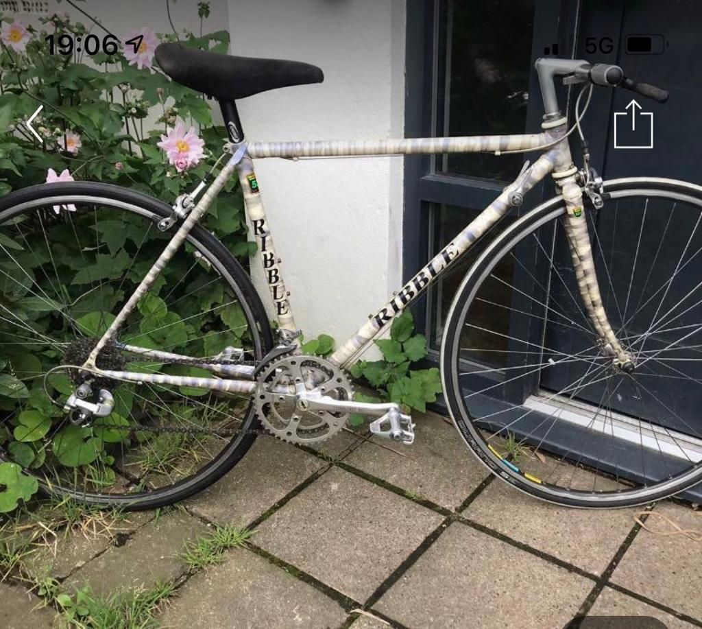 Vintage Ribble Reynolds 531 road racing 